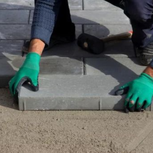 How to Lay Concrete Pavers  