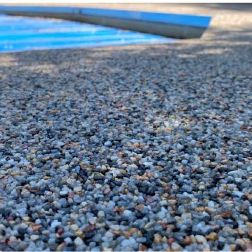 Keep Your Pool Deck and Lawn Looking Great with Gravel and Pour On